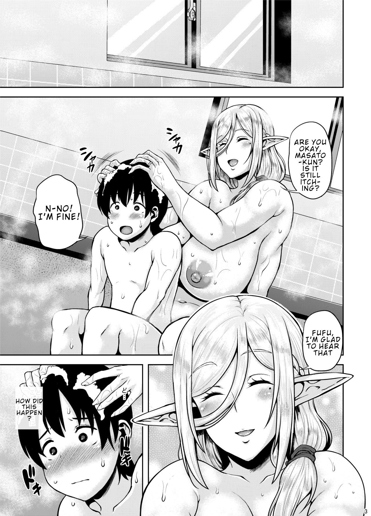 Hentai Manga Comic-A Book About Having Sex With a Widow Elf Manager-Read-2